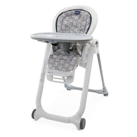 Стульчик для кормления Chicco POLLY PROGRES5, LIGHT GREY, серый