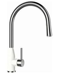 Смеситель SCHOCK Kavus-D, Cristalite, выдвижной излив сталь/альпина