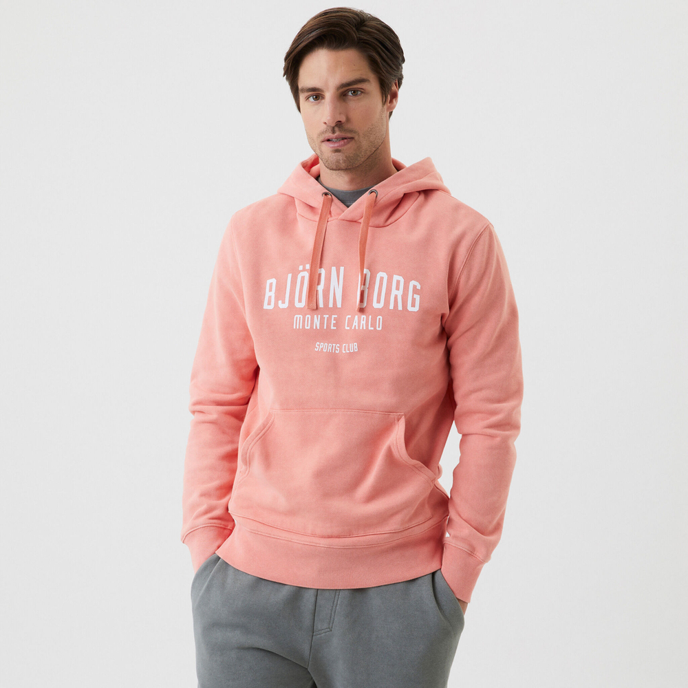 Мужская кофта теннисная Björn Borg STHLM Hoody Men - Apricot
