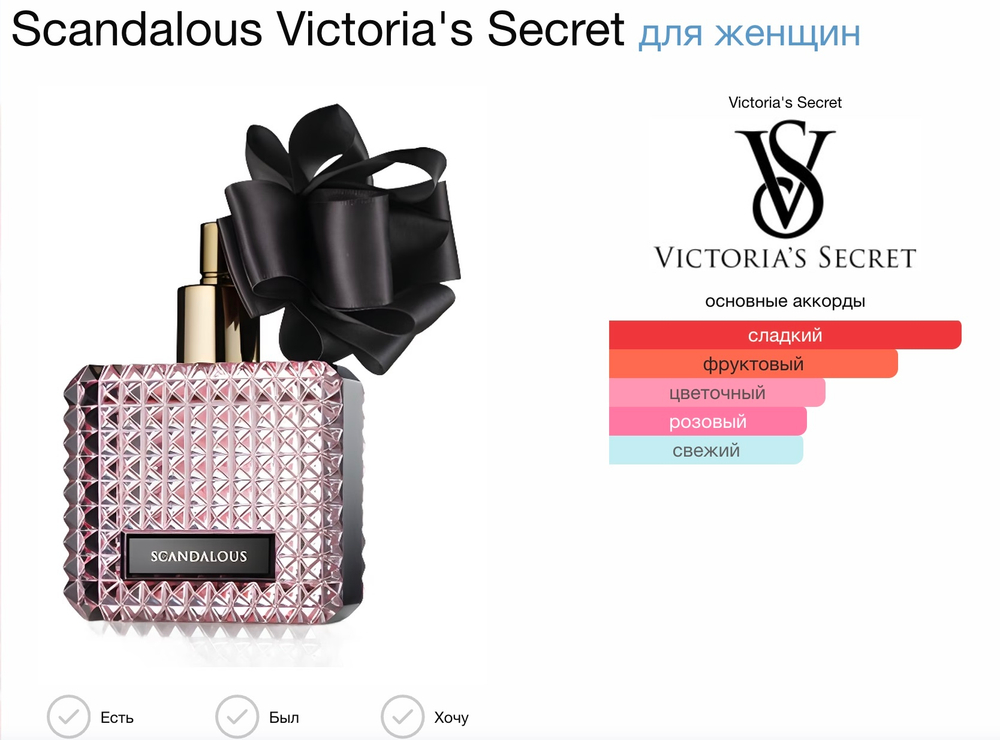 Victoria’s Secret - Scandalous (женские)