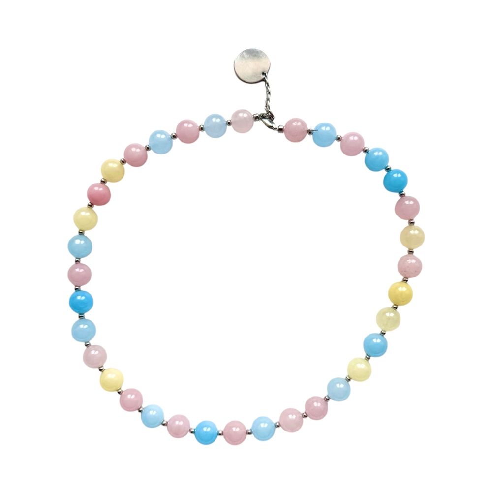 MOJNØ STUDIO Ожерелье CANDY CRUSH silver edition