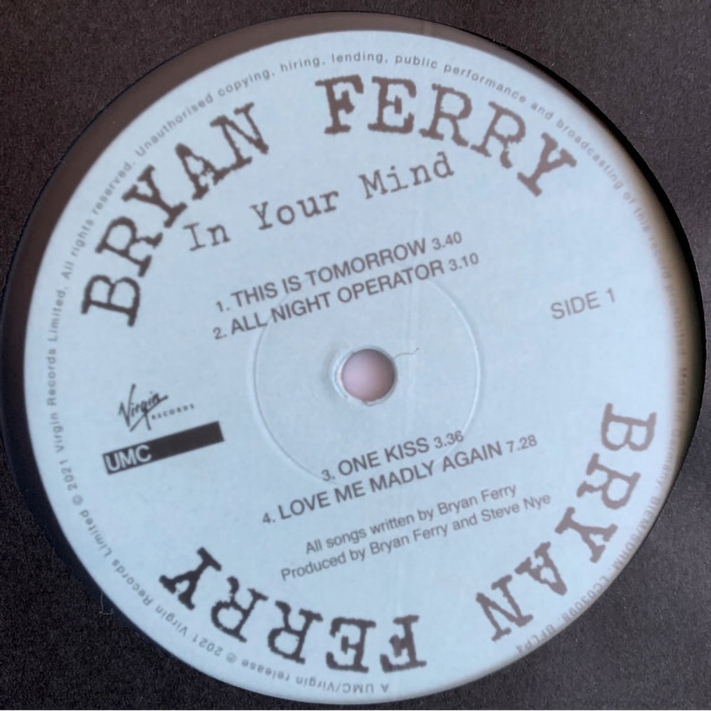Bryan Ferry / In Your Mind (LP)