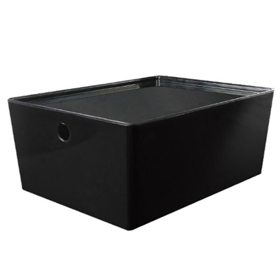 Контейнер VERSA L, 12 л. с крышкой, цвет прозрачный черный