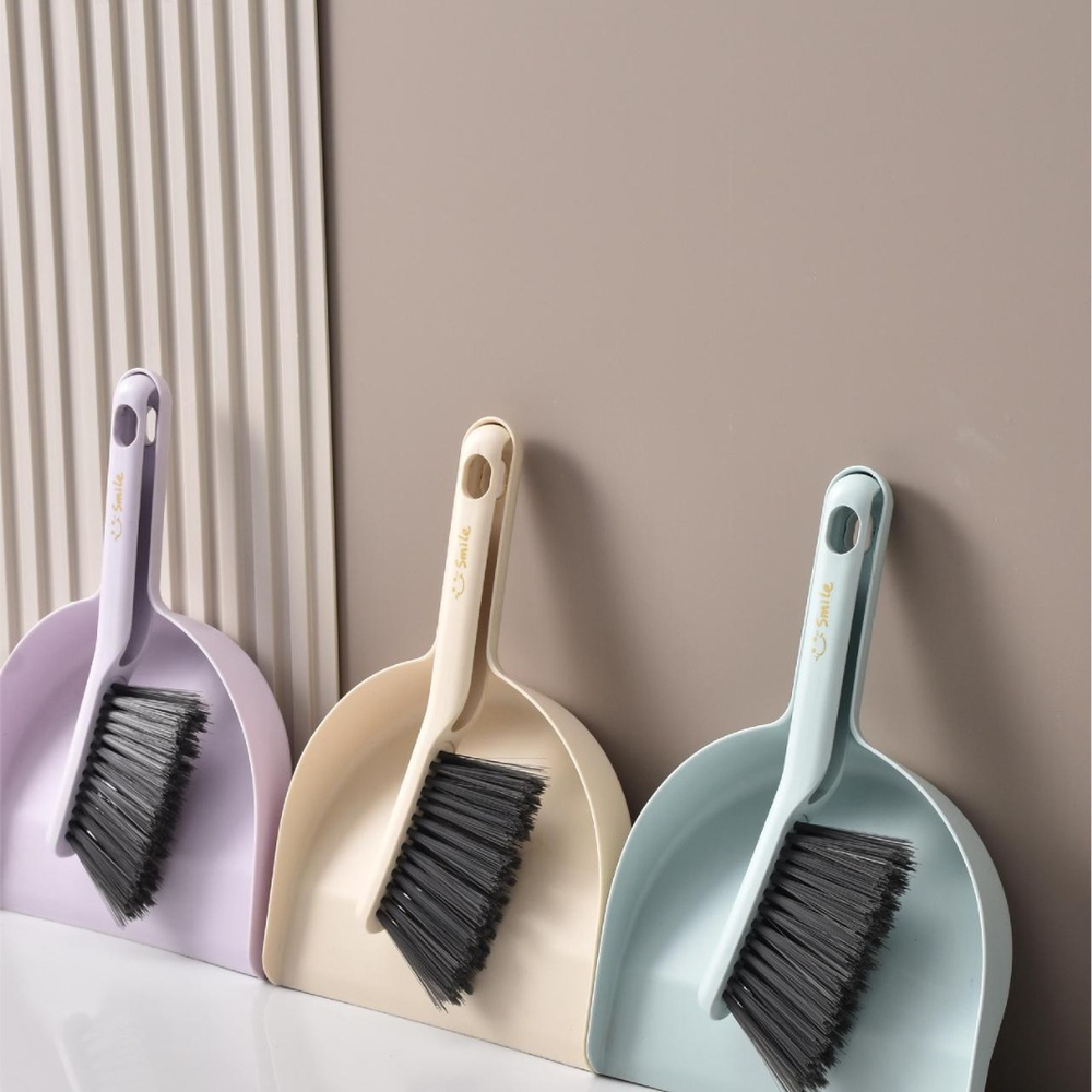 Набор для уборки - совок с щёткой Saltvik, полипропилен