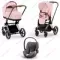 Детская коляска Cybex Priam IV 3 в 1 Peach Pink шасси Chrome