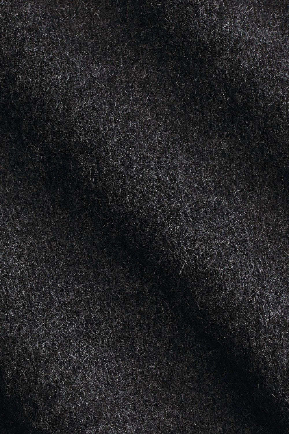 H&M Вязаный свитер, антрацитово-серый