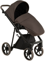 Детская коляска Roan Sol 2.0 3 в 1 с автокреслом Tutis Elo Lux EduSky Black SLL/34/T Turkish Coffe/Black/руч.Cappuccino