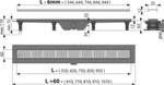 Душевой лоток AlcaPlast APZ10-550M Simple