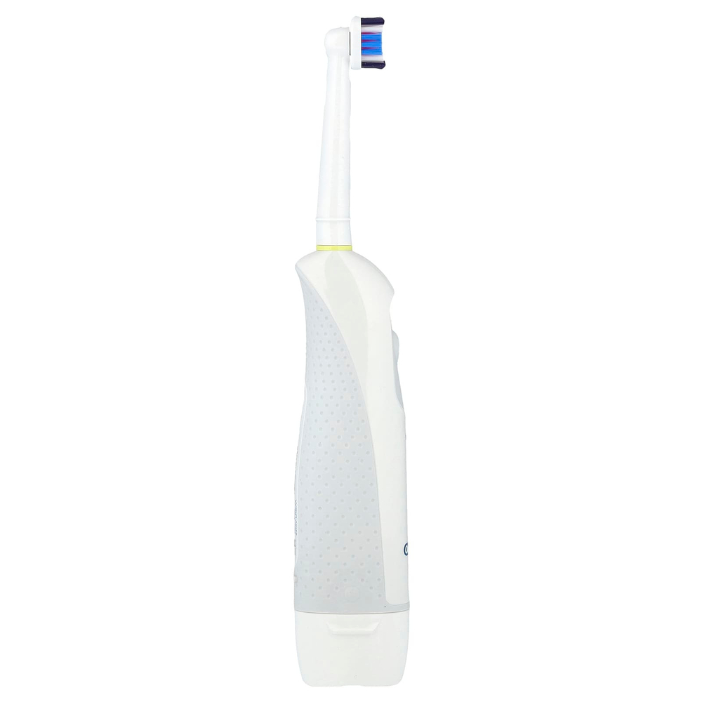 Oral-B, 3D White, Pro 100, зубная щетка на батарейках, белый цвет, 1 зубная щетка