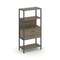 Shelf System Односекционный стеллаж четырехярусный с ящиками SN.STM-412 Вяз Благородный/Металл Антра