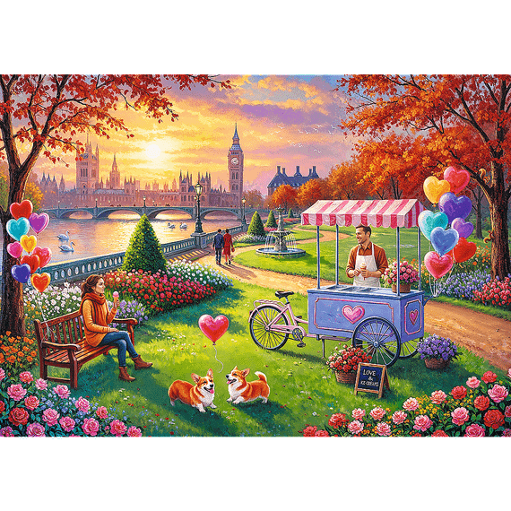Pazl \ Puzzle \ Пазлы Puzzles - "500 Premium Plus" - Love Story: Romantic London