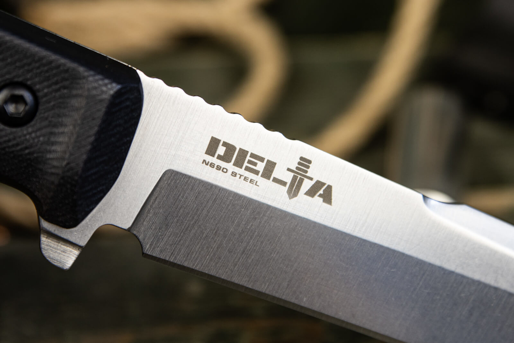Тактический нож Delta N690 StoneWash G10