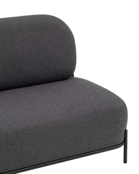 Диван Midnignt темно-серая рогожка