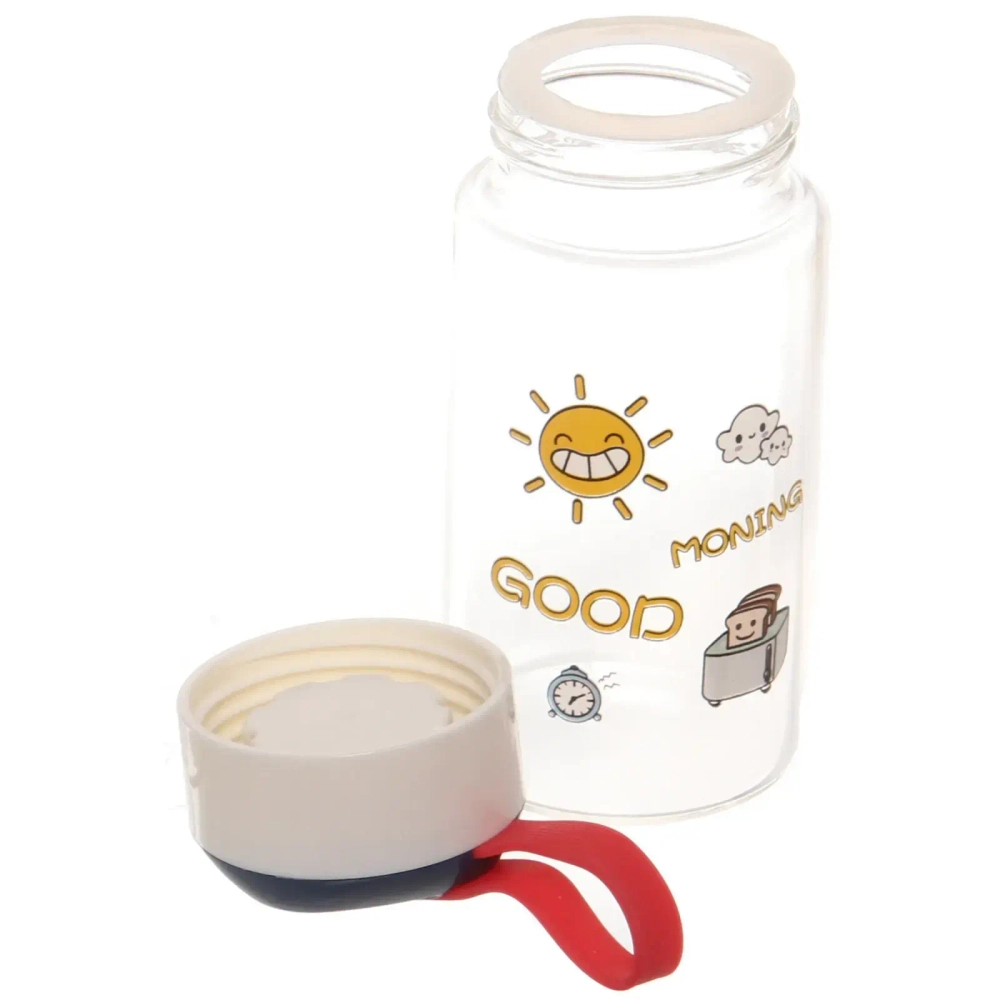 Бутылка питьевая стеклянная 320мл «Вечеринка»