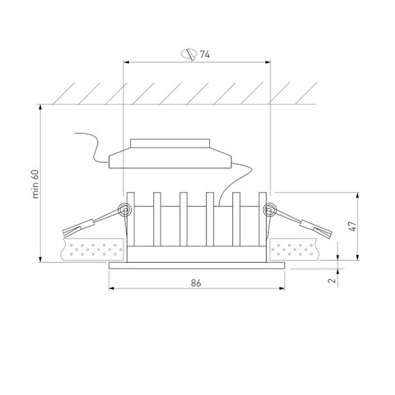 Встраиваемый светодиодный светильник Elektrostandard Combi 25067/LED a069005