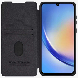 Кожаный чехол-книжка Nillkin Leather Qin Pro для Samsung Galaxy A55