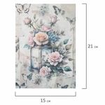 Бумага для скрапбукинга 15х21 см "В винтажном стиле", двусторонняя, 12 листов, 240 г/м2, ОСТРОВ СОКОРВИЩ, 665444