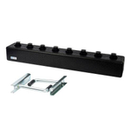 Коллектор котельной разводки STOUT DN25 - 1"1/2 на 4 контура 1"1/2 (черная сталь)