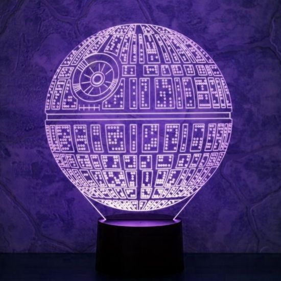 3D лампа Звёздные войны. Звезда Смерти