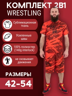 Костюм компрессионный шорты и футболка для тренировок