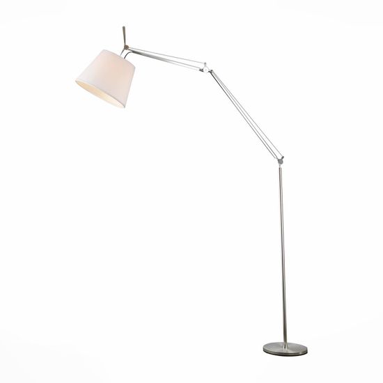 SL464.115.01 Торшер ST-Luce Хром/Белый E27 1*40W (из 2-х коробок) REDUZION