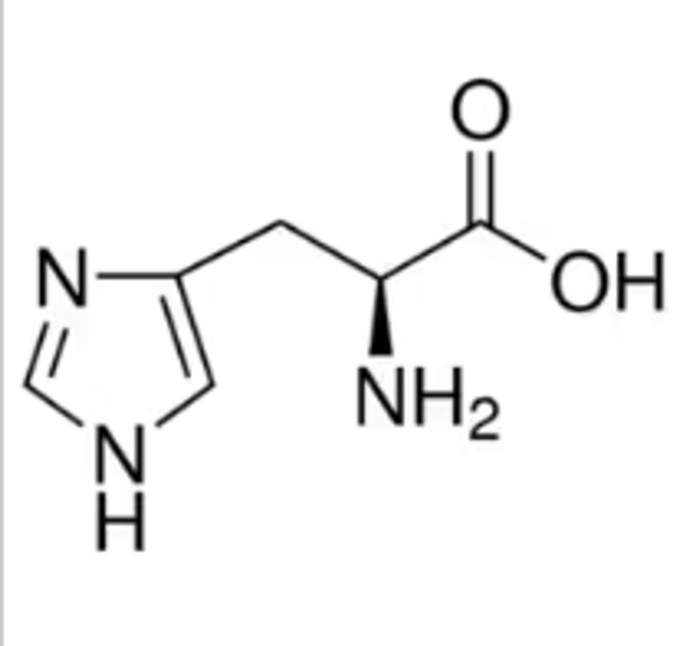 L-гистидин формула