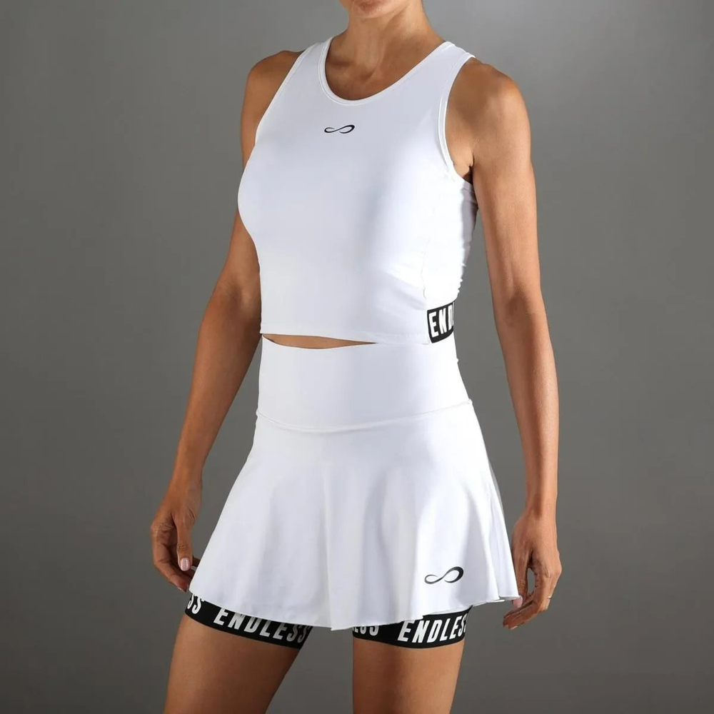 ОДЕЖДА ДЛЯ ТЕННИСА Женская, Майка ENDLESS TOP CHILL .