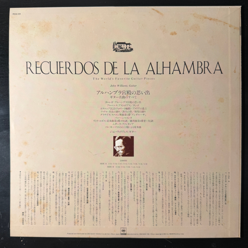 John Williams - The World's Favorite Guitar Pieces (Япония)