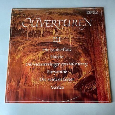 Винтажная виниловая пластинка LP Сборник Классической Музыки Ouverturen III (ГДР 1974)