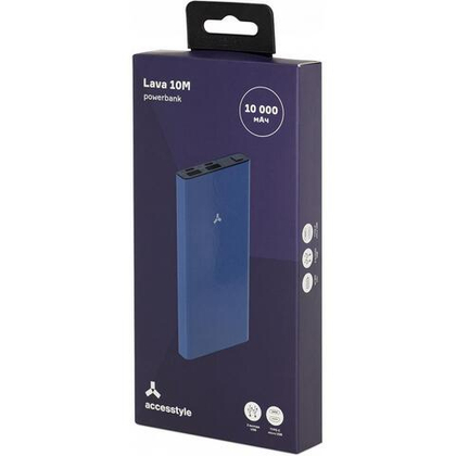 Аккумулятор Accesstyle Lava, 10000 mAh, синий