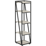 Стеллаж узкий средний на металлическом каркасе LOFTIS (ЛОФТИС)