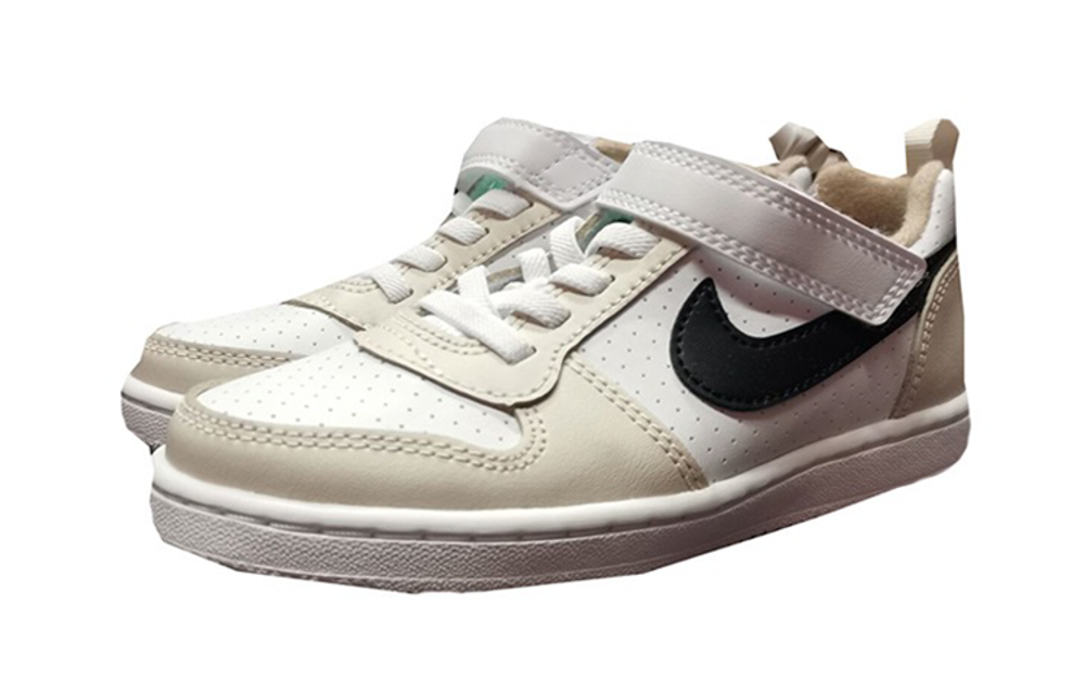 Middle-aged children's Nike Low casual shock absorption non-slip wear-resistant low-top sneakers beige