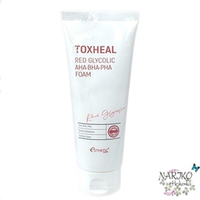 Пенка для умывания гликолиевая ESTHETIC HOUSE TOXHEAL RED GLYCOLIC AHA, BHA, PHA FOAM, 150 мл.