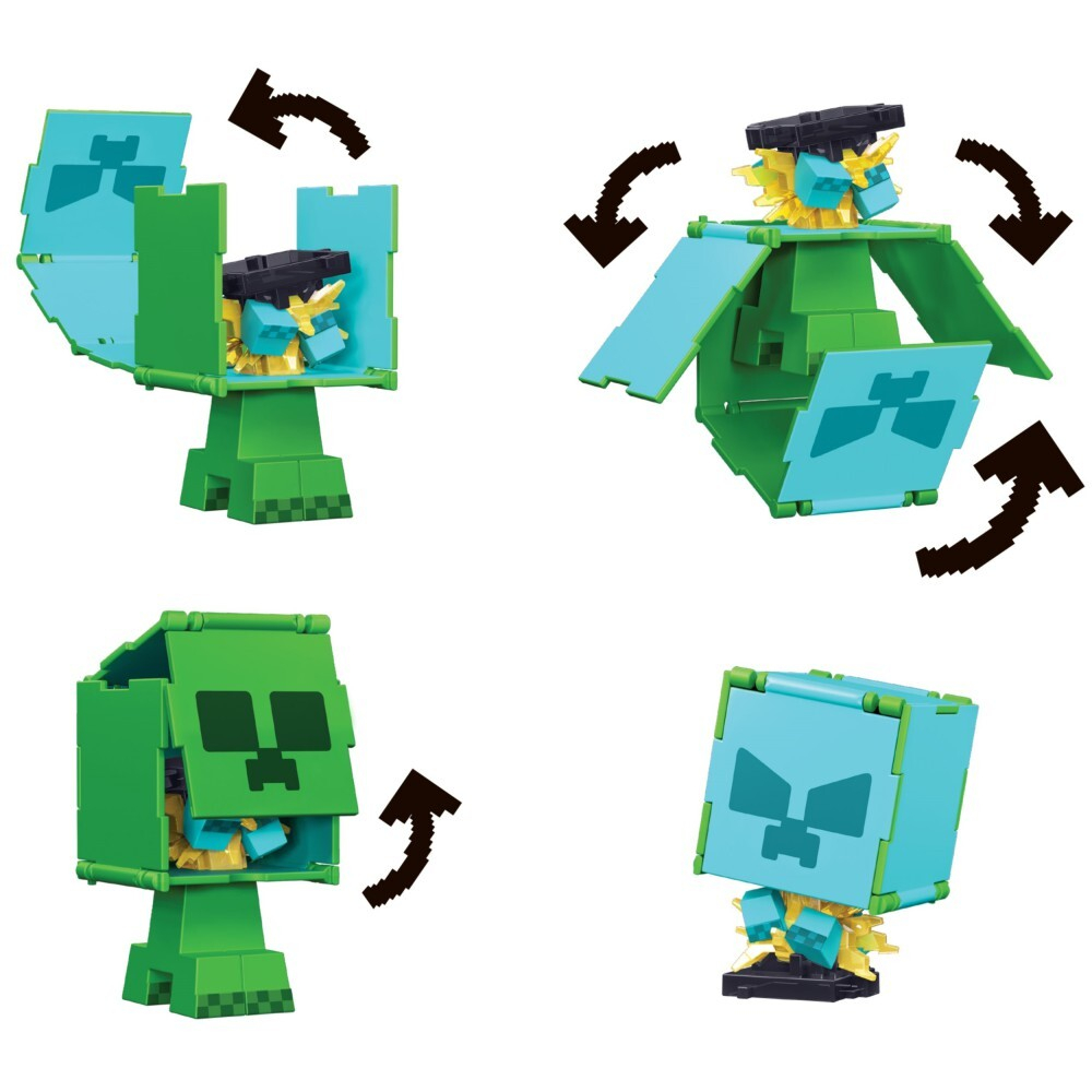 Minecraft - Фигурка Крипера с трансформацией 2в1 HTL46 / артикул   HTL43 HTL46  / GTIN 194735193301