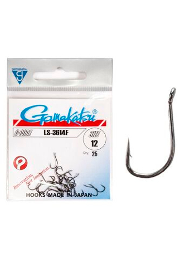 Крючки Gamakatsu LS-3614F HOOKS BRONZE размер 12 (упк.25шт.)