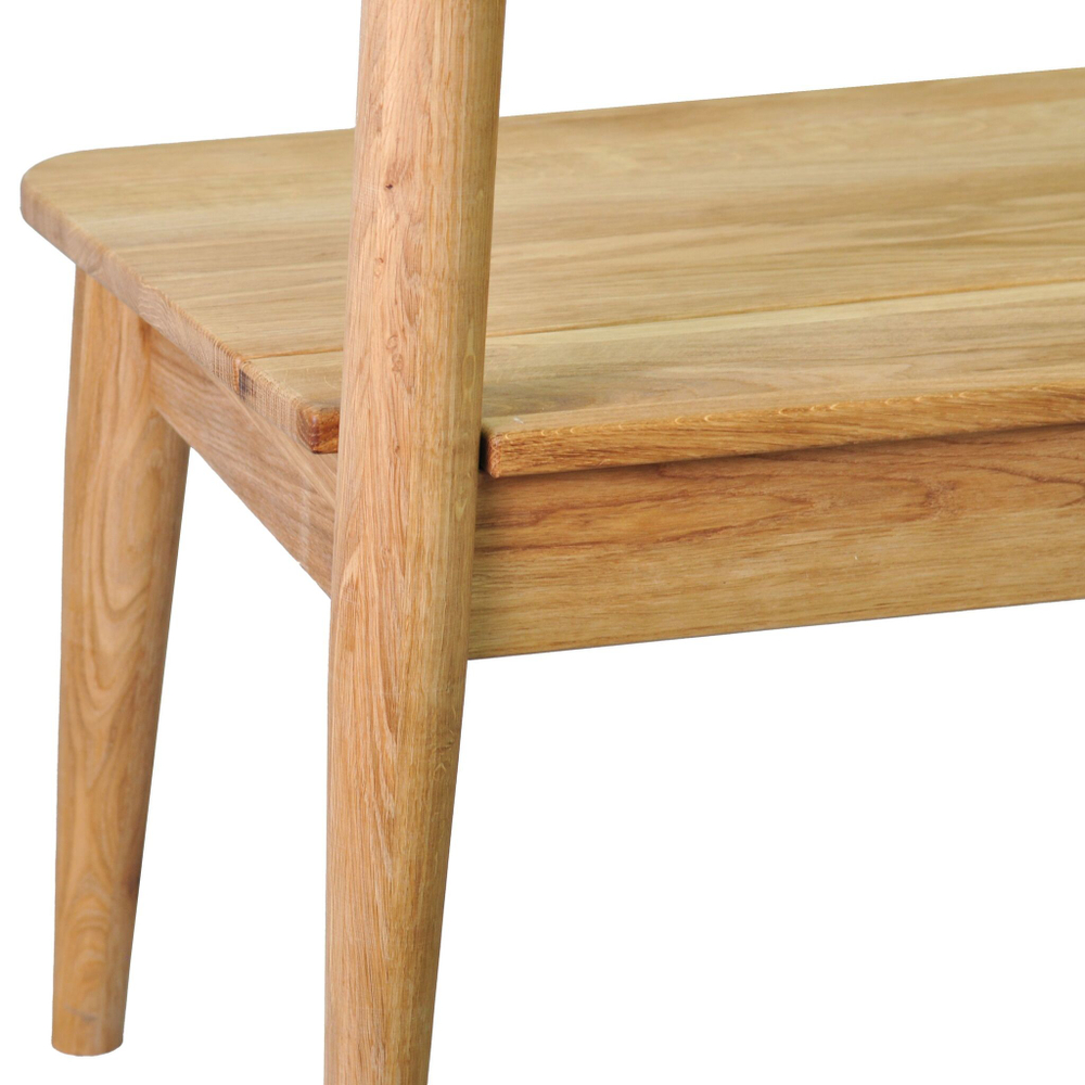 Скамейка в прихожую и столовую Мудэ из массива дуба