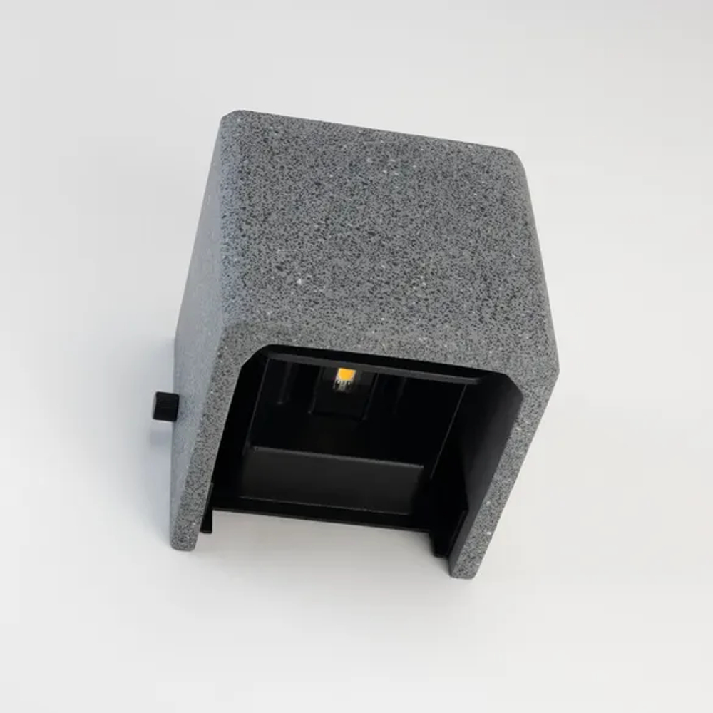 Светильник LGD-PERAN-WALL-S120x120-6W Warm3000 (BK, 0-80 deg, 230V) (Arlight, IP65 Бетон, 3 года) 051748