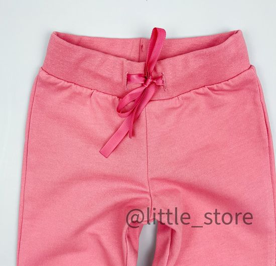 Брюки "Солнечное лето" из футера, королевский розовый