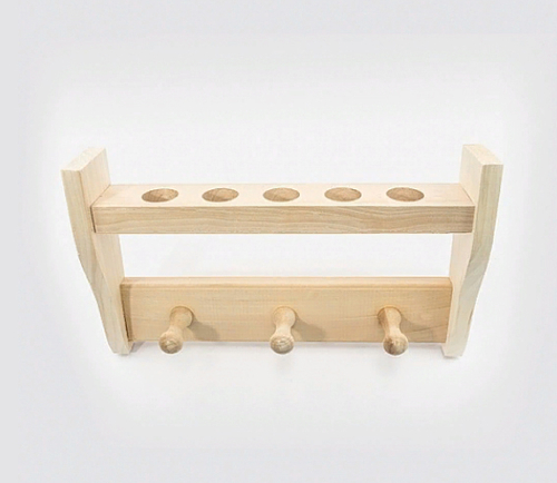 яяБаня Полочка для масла 5 отверстий универсальная