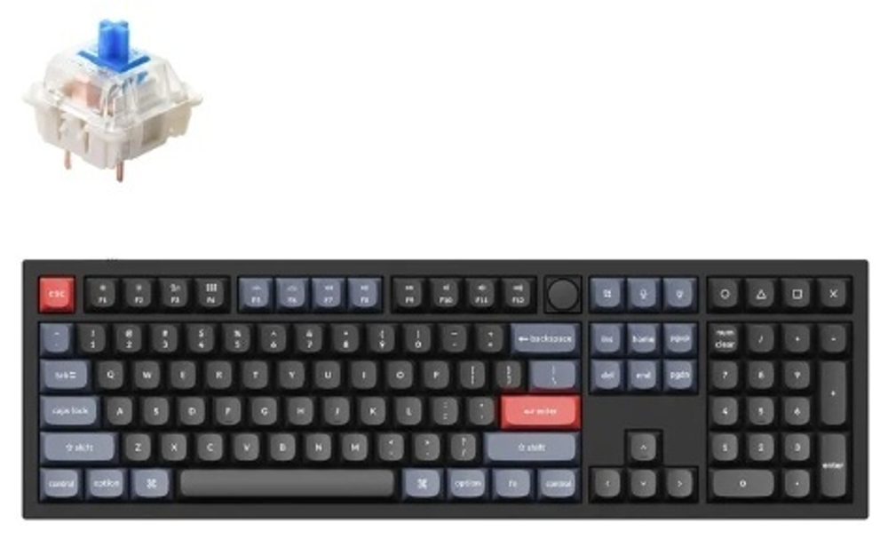Клавиатура Keychron Q6-M2Z черный
