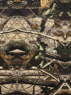 Ткань уличная-тентовая Prival Oxford 600 PU 1000, 230г/м2, камуфляж C18-Е, 1.5х2м