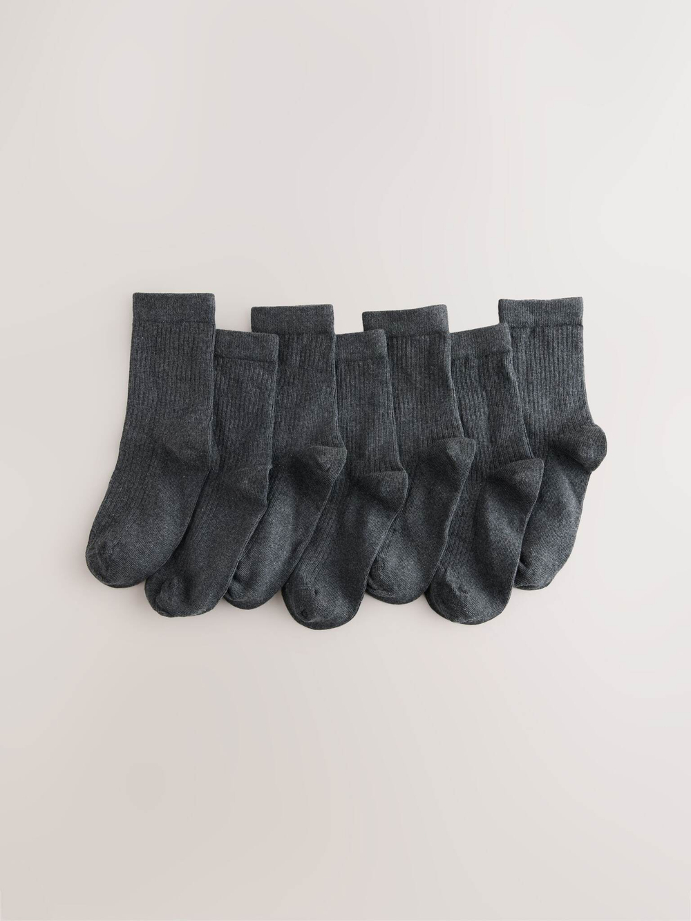 Носки хлопковые для мальчика Next T77-751, 7 шт., Серый