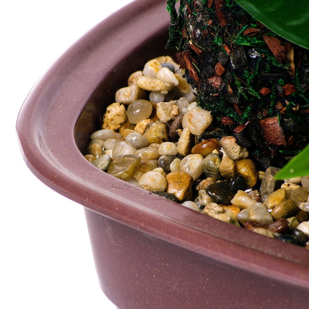 Цветок искусственный декоративный Композиция в кашпо, 27 см, Y4-5271