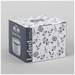 БАНКА LEFARD "FLOWERS STORY" С ДЕРЕВ. КРЫШКОЙ 11,5*10,5*9 СМ 450 МЛ