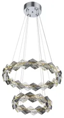7278-6+4 CHROME+FINISH+CLEAR/SMOKY CRISTALL (1) Люстра NW