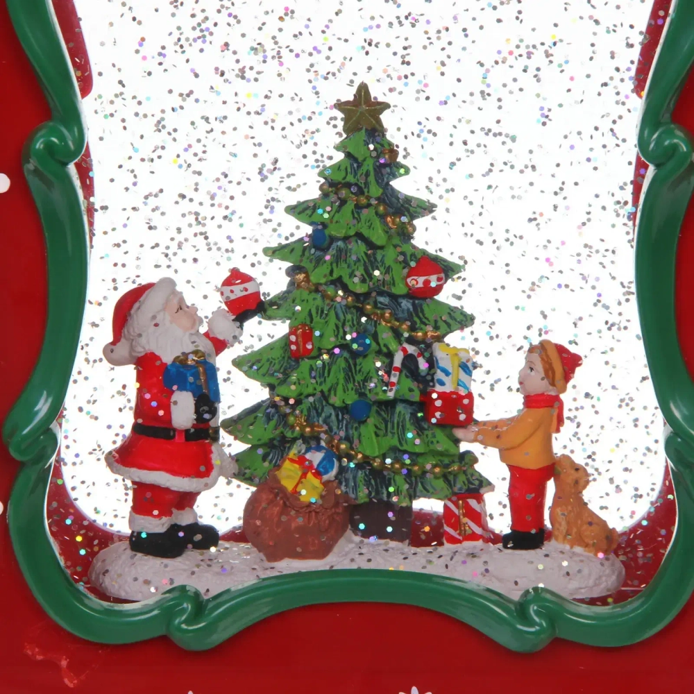 Сувенир с подсветкой «Елочка нарядная» 16.6*8.6*23 см, микс (питание от USB и батареек)