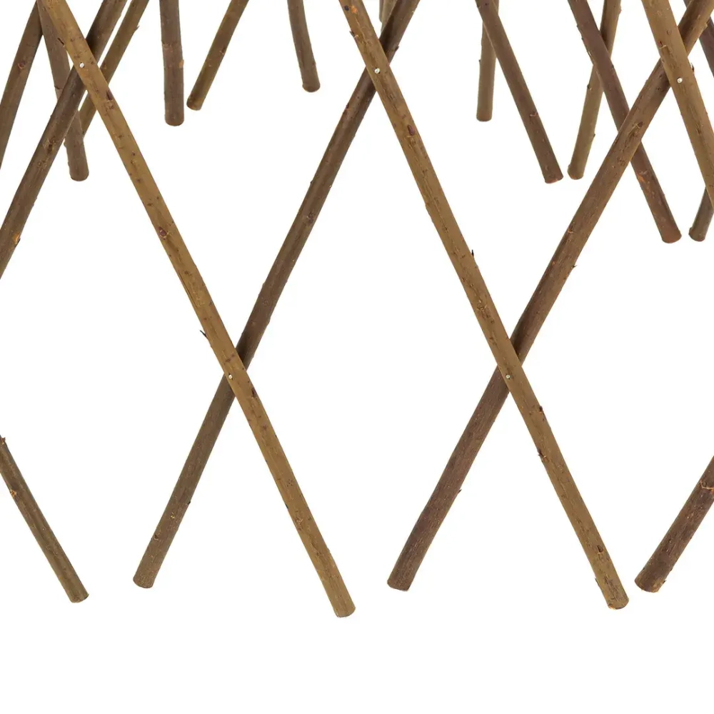 Опора ''конус''для растений декоративная плетеная (дерево, высота120см) WMC TOOLS WMC-TG6104015