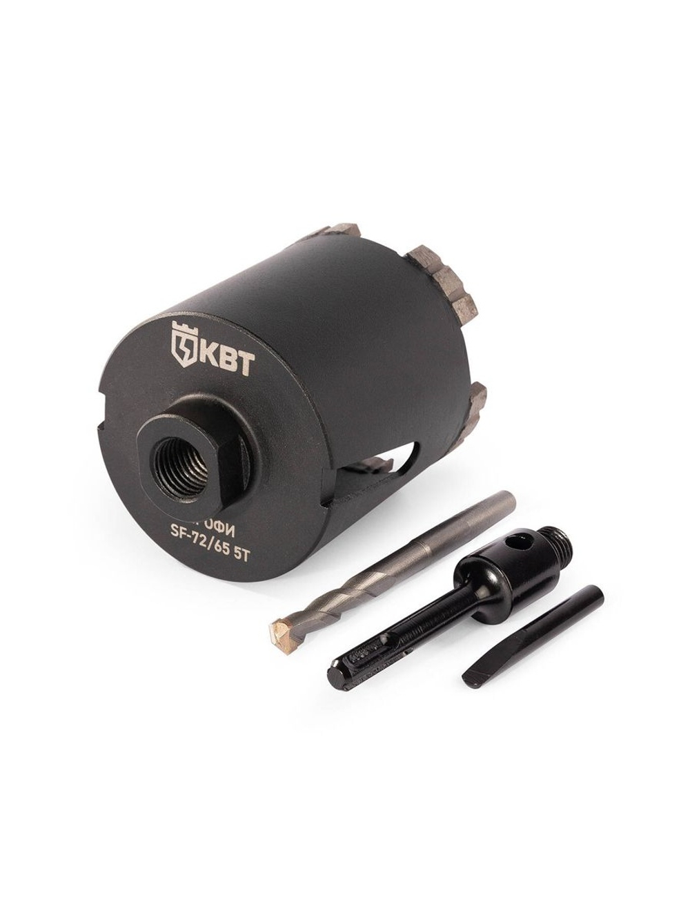 Коронка SF-72/65 5T с адаптером SDS-Plus ПРОФИ КВТ 102561