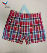 Трусы ортопедические "Семейные" (без ластовицы) с боковыми молниями. Размер 3XL (54-56). Цвет КРАСНЫЙ, КЛЕТКА