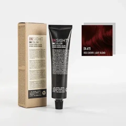 Краска для волос 8.67 красно-фиолетовый светлый блонд INCOLOR INSIGHT PROFESSIONAL, 100 мл